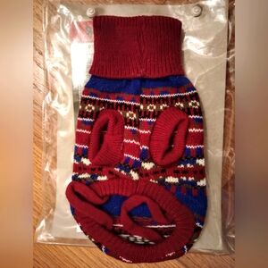 DOGGIE SWEATER, SIZE SMALL, BY DOGGIEDUDS